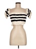Zara Ivory Short Sleeve Top Size M - photo 1