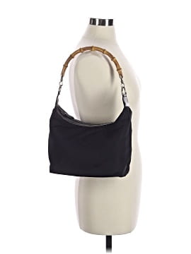 Gucci vintage nylon bamboo hobo (view 2)