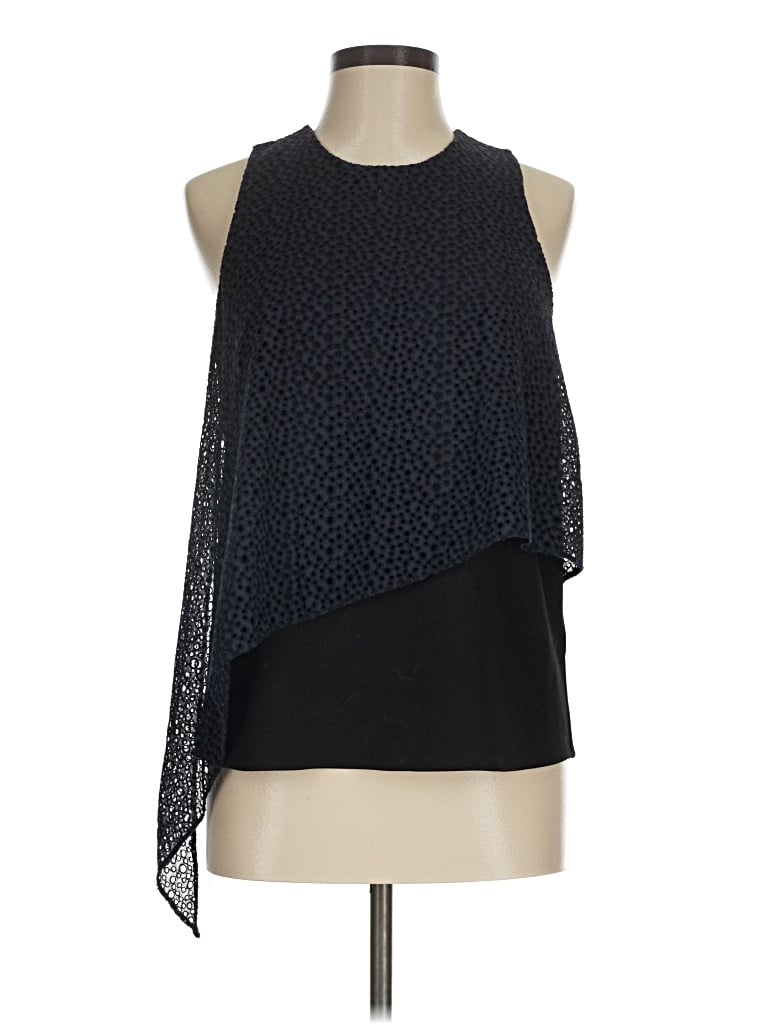 Pre-owned Tibi Sleeveless Blouse In Black