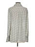 Max Studio 100% Polyester Houndstooth Ivory Long Sleeve Blouse Size S - photo 2