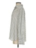 Max Studio 100% Polyester Houndstooth Ivory Long Sleeve Blouse Size S - photo 5