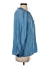 Dylan Blue 3/4 Sleeve Blouse Size S - photo 4