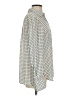 Max Studio 100% Polyester Houndstooth Ivory Long Sleeve Blouse Size S - photo 4
