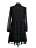 J.Crew 100% Polyester Plaid Green Casual Dress Size XS - photo 2