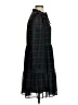 J.Crew 100% Polyester Plaid Green Casual Dress Size XS - photo 4