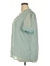 Unbranded 100% Polyester Polka Dots Teal Short Sleeve Blouse Size 2X - photo 5