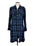 Rails 100% Rayon Plaid Blue Casual Dress Size M - photo 1