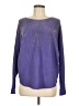Liv Metallic Purple Pullover Sweater Size L - photo 1
