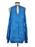 On The Road... 100% Rayon Blue Long Sleeve Top Size S - photo 2