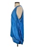 On The Road... 100% Rayon Blue Long Sleeve Top Size S - photo 5