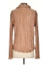 Shein Stripes Brown Long Sleeve Blouse Size S - photo 2