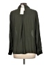 Pleione 100% Polyester Green Long Sleeve Blouse Size L - photo 2