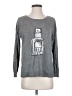Joie Graphic Gray Pullover Sweater Size S - photo 1