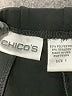 Chico's Solid Black Formal Skirt Size Med (1) - photo 4