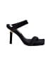Good American Black Sandals Size 6 - photo 1