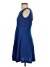 Ginger Solid Blue Cocktail Dress Size S - photo 5