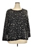 Per Se Animal Print Gray Pullover Sweater Size 2X - photo 1