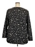 Per Se Animal Print Gray Pullover Sweater Size 2X - photo 2