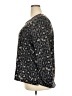 Per Se Animal Print Gray Pullover Sweater Size 2X - photo 5