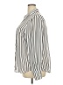 Worthington 100% Polyester Stripes Ivory Long Sleeve Blouse Size XXL - photo 5