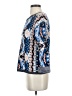 Moth Print Blue Pullover Sweater Size S - photo 5