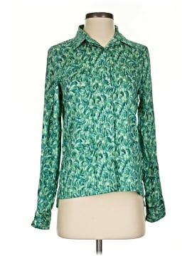 Dries Van Noten Long Sleeve Silk Top (view 1)