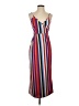Shein Stripes Red Casual Dress Size 4 - photo 1