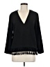 Zara Black Long Sleeve Blouse Size M - photo 1