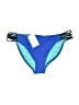 L Space Color Block Blue Swimsuit Bottoms Size L - photo 1