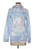 Unbranded 100% Polyester Blue Pullover Hoodie Size S - photo 1