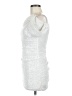 Hello Molly Silver Cocktail Dress Size 6 - photo 5