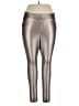 Torrid Metallic Solid Silver Active Pants Size 2X Plus (2) - photo 1