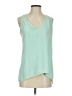 Banana Republic 100% Polyester Green Sleeveless Blouse Size S - photo 1