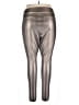 Torrid Metallic Solid Silver Active Pants Size 2X Plus (2) - photo 2