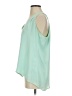 Banana Republic 100% Polyester Green Sleeveless Blouse Size S - photo 5