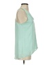 Banana Republic 100% Polyester Green Sleeveless Blouse Size S - photo 4
