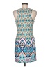 Derek Heart Graphic Blue Cocktail Dress Size M - photo 2