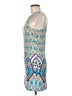 Derek Heart Graphic Blue Cocktail Dress Size M - photo 5