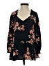 Maurices 100% Polyester Black 3/4 Sleeve Blouse Size XS - photo 1