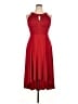 Sangria Solid Red Cocktail Dress Size 14 - photo 1