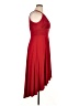 Sangria Solid Red Cocktail Dress Size 14 - photo 4