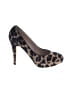 J.Crew 100% Leather Animal Print Brown Tan Heels Size 8 1/2 - photo 1
