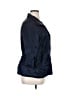Charter Club Solid Blue Jacket Size 1X - photo 4