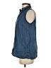 J.Jill Solid Blue Sleeveless Button-Down Shirt Size XS - photo 5