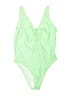 ELOQUII Solid Green One Piece Swimsuit Size 14 - photo 1