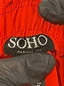 SOHO Apparel Ltd 100% Polyester Solid Red Casual Pants Size L - photo 7