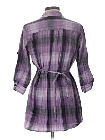 Apt. 9 3/4 Sleeve Button-Down Shirt (view 2)