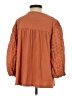 J.Crew 100% Cotton Orange 3/4 Sleeve Blouse Size S - photo 2