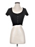 Primark Black Short Sleeve Top Size XS - photo 1
