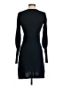 Fetching Solid Black Casual Dress Size S - photo 2